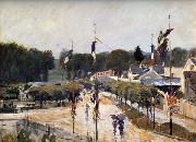 Alfred Sisley Fete Day at Marly-le-Roi France oil painting reproduction